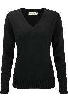 Pull Russel col V <BR> Femme