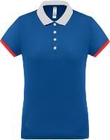 Polo Bleu Blanc Rouge<br>Femme