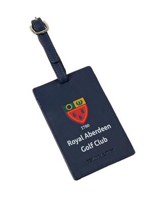 Etiquette bagage en cuir