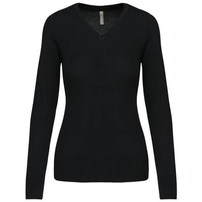 Pull col V <BR> Femme