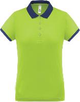 Polo Stretch Bi color<br>Femme