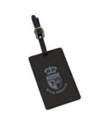 Etiquette bagage en cuir