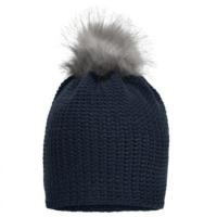 Bonnet au Crochet <BR> avec Pompon