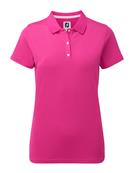 Polo Stretch Col Tissé Femme<BR>FootJoy