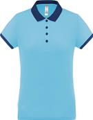 Polo Stretch Bi color<br>Femme