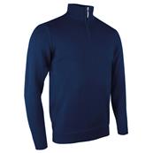 Pull col cheminée en coton Devon<BR>Glenmuir