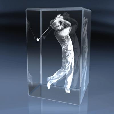 Trophée 3D Golfeur