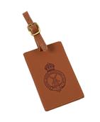 Etiquette bagage en cuir