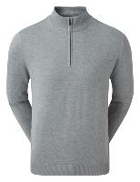 Pull en Laine Col Zip<BR>FootJoy